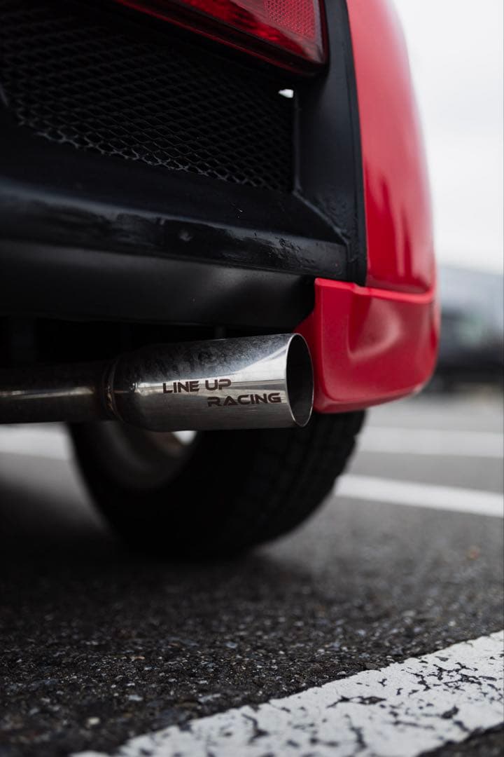 ha36s NAマフラー　FF用　LINE UP RACING製　保安基準適合品