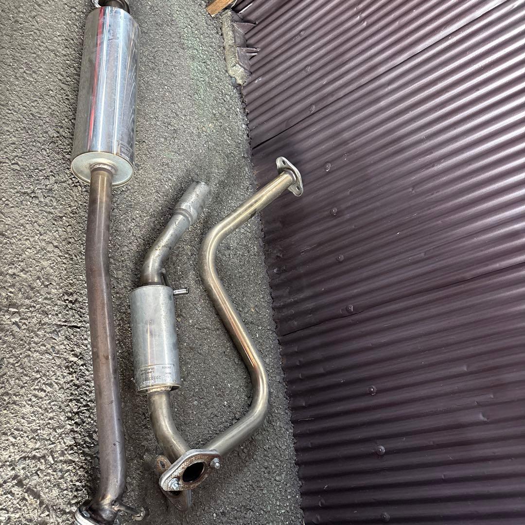 ha36s NAマフラー　FF用　LINE UP RACING製　保安基準適合品