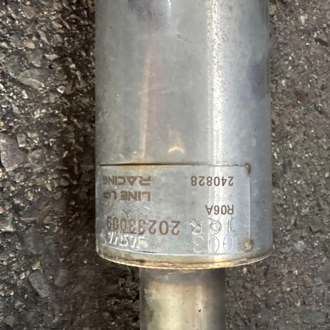 ha36s NAマフラー　FF用　LINE UP RACING製　保安基準適合品