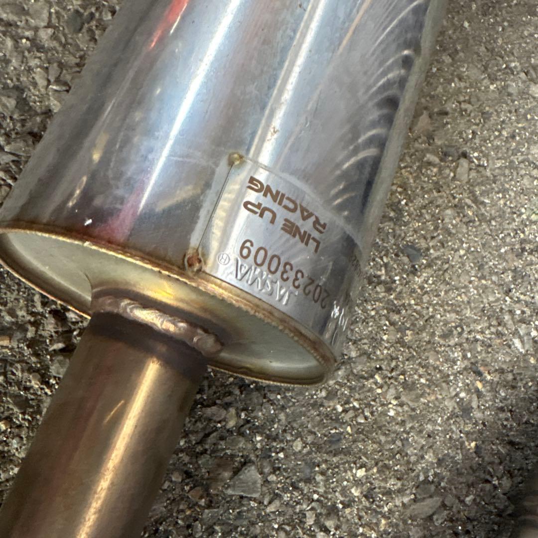 ha36s NAマフラー　FF用　LINE UP RACING製　保安基準適合品