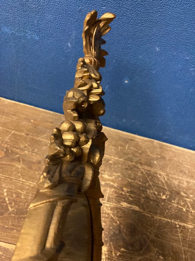 A 壁掛けインテリア　壁掛けミラー　ロココ調　エンジェル　ヨーロピアン　イタリア