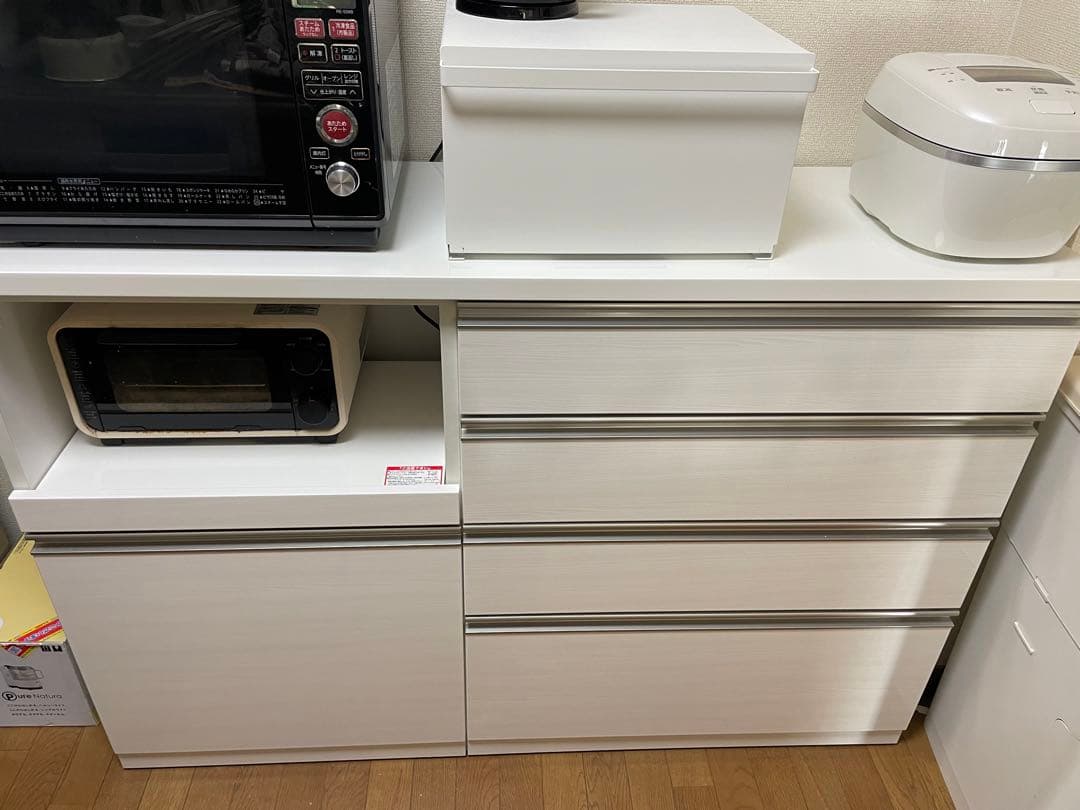 ニトリ　食器棚　リガーレ　下台　ハイタイプ