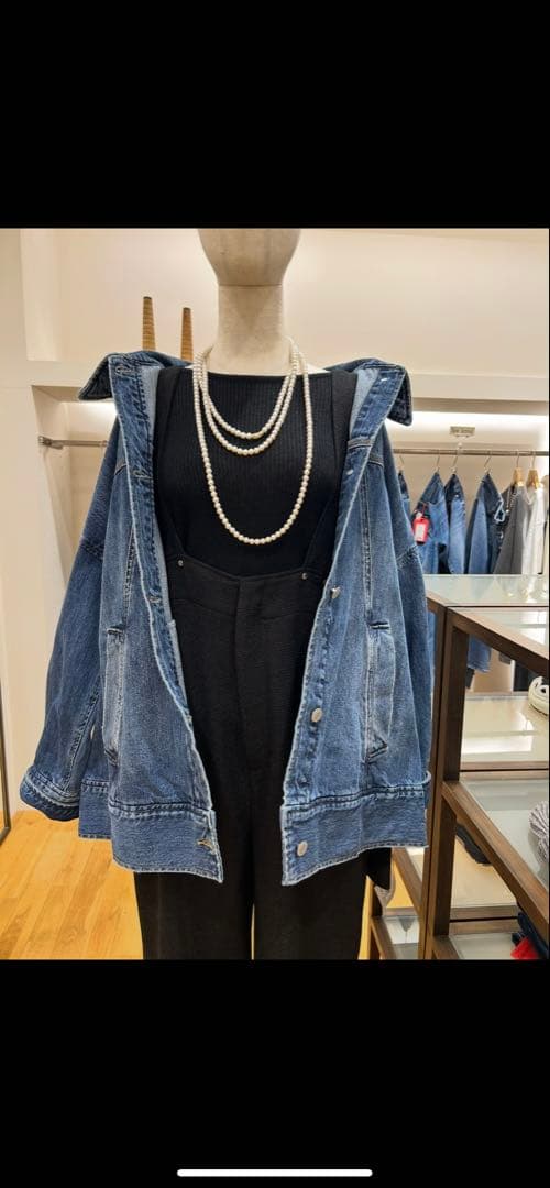 新品☆カフネ　デニムジャケット