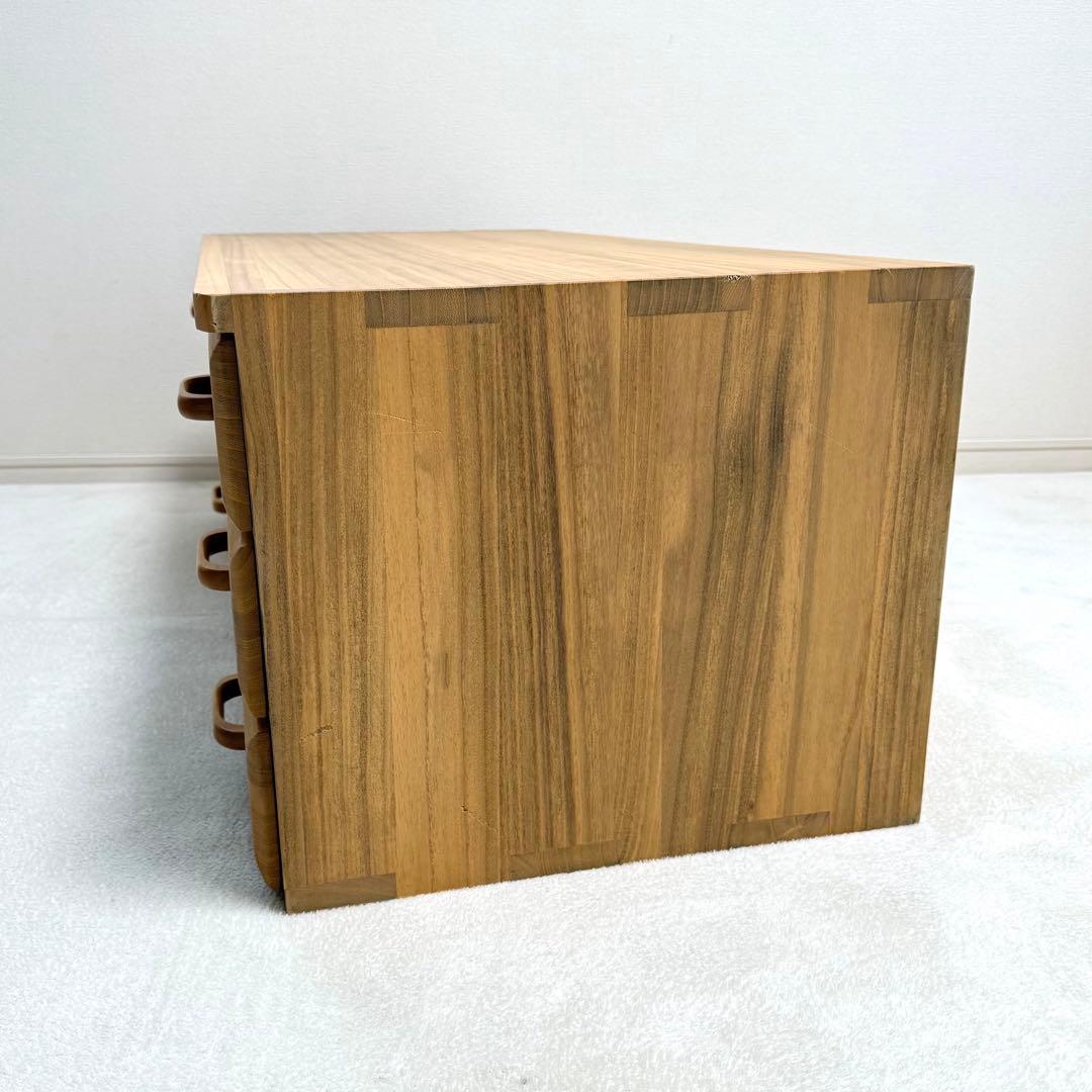 起立木工 桐 チェスト　3段　天然木　タンス　北欧　大塚家具