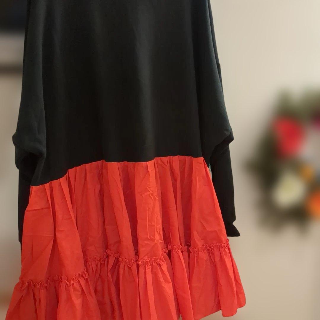 専用❦✨古着リメイク　リメイクワンピース　リメイクスウェット　アリエル