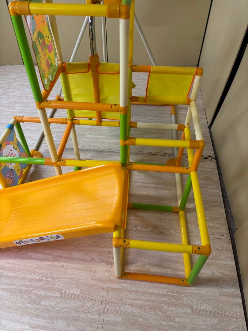 除菌清掃済　☆綺麗☆　くまのプーさん　おりたたみロングスロープキッズパークSP