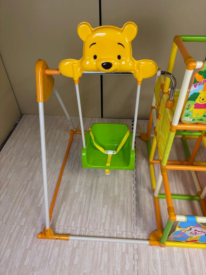 除菌清掃済　☆綺麗☆　くまのプーさん　おりたたみロングスロープキッズパークSP