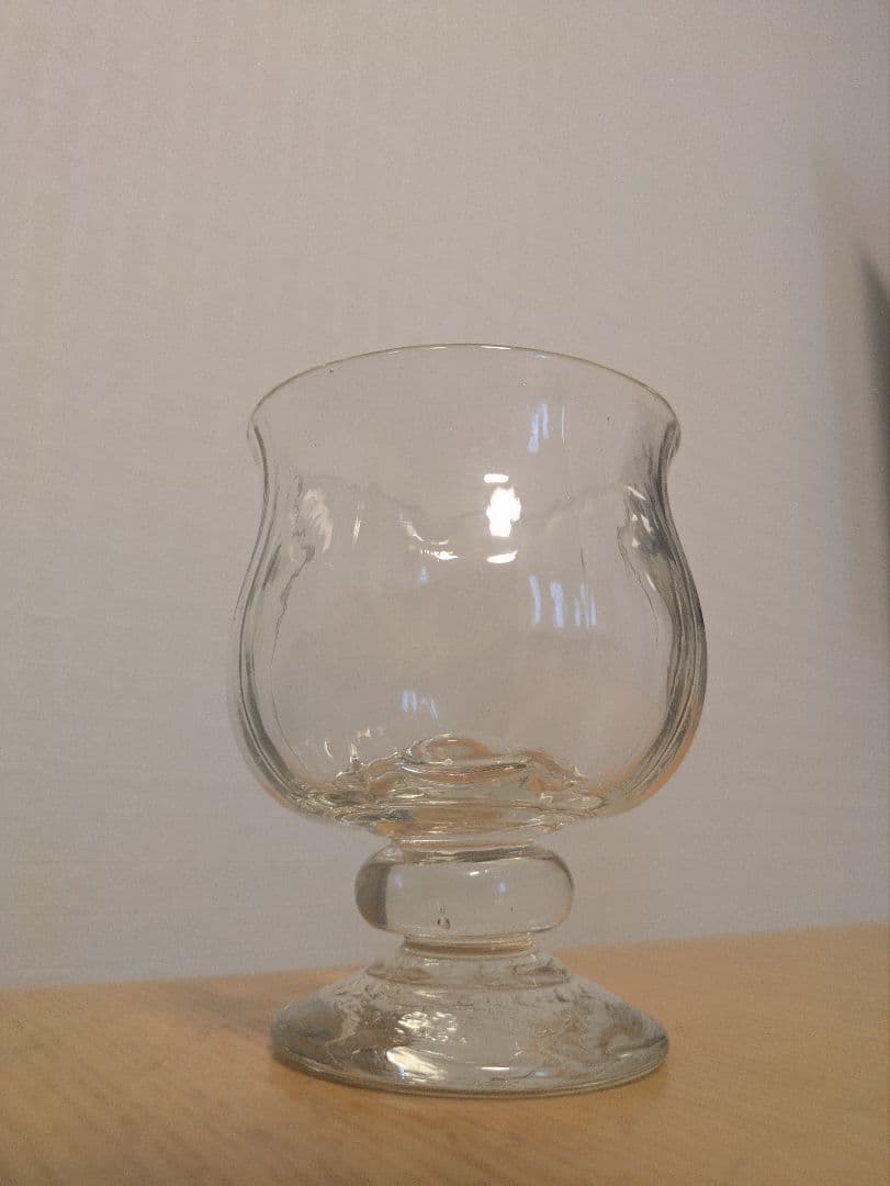 新品未使用　ガラス作家安土草多さんのワイングラスです