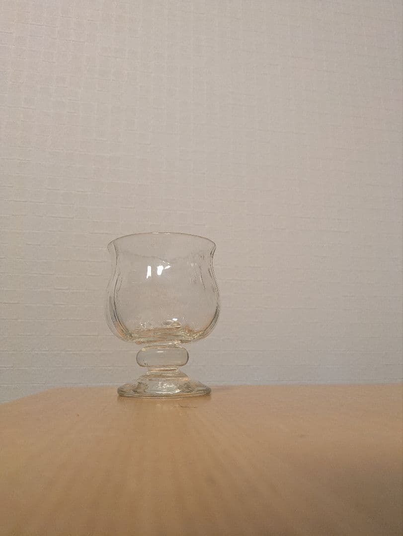 新品未使用　ガラス作家安土草多さんのワイングラスです