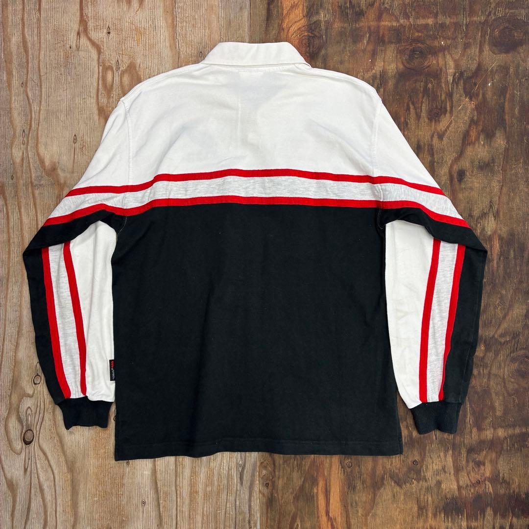 90s CANTERBURY ラガーシャツ オールブラックス ユニフォーム