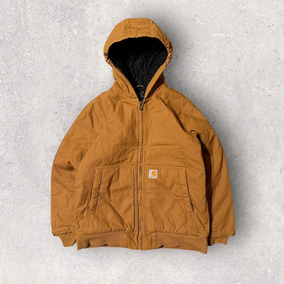 【カーハート】アクティブジャケット　レディースS相当　裏地キルティング　中綿 i