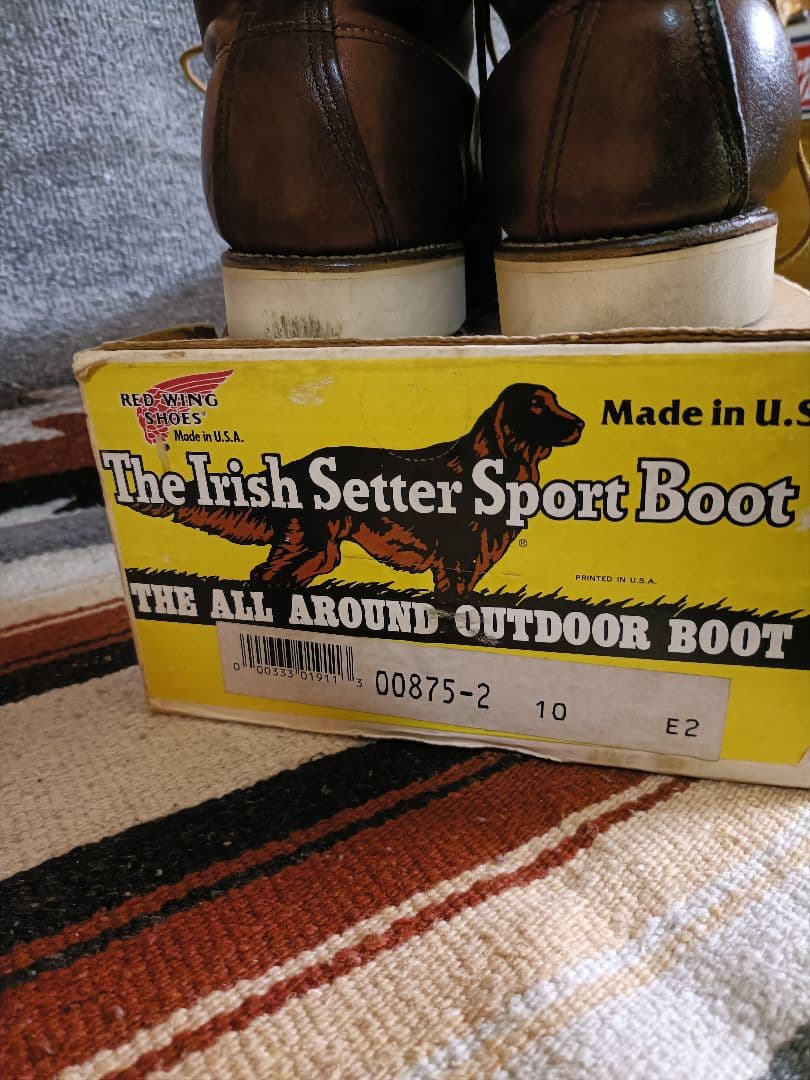 レッドウイング　半円犬タグ　875 10EE ソール新品