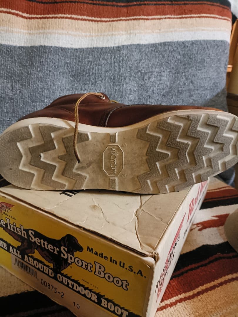 レッドウイング　半円犬タグ　875 10EE ソール新品