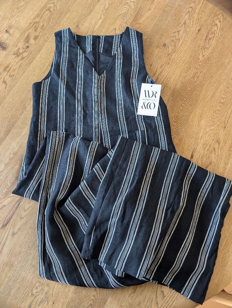 【ANDREA & Co.】 AUBREY オールインワン ブラック ベルト付