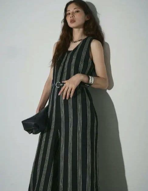 【ANDREA & Co.】 AUBREY オールインワン ブラック ベルト付