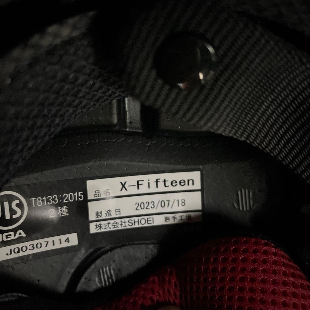 SHOEI X-Fifteen PROXY TC-6【XL】【試着のみ】