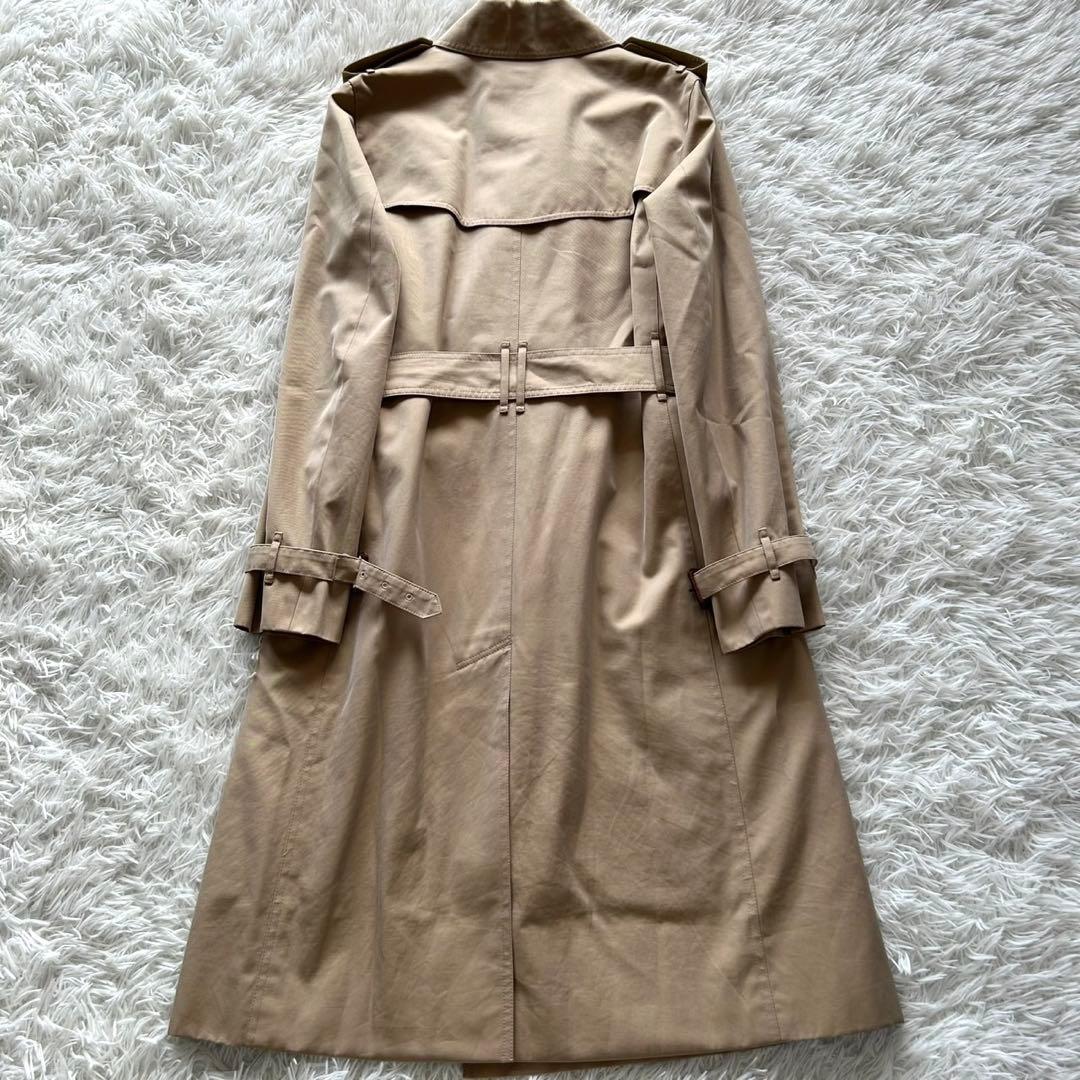 【美品】バーバリーロンドン　トレンチコート　ライナー付き　ロング丈　ベージュ　L