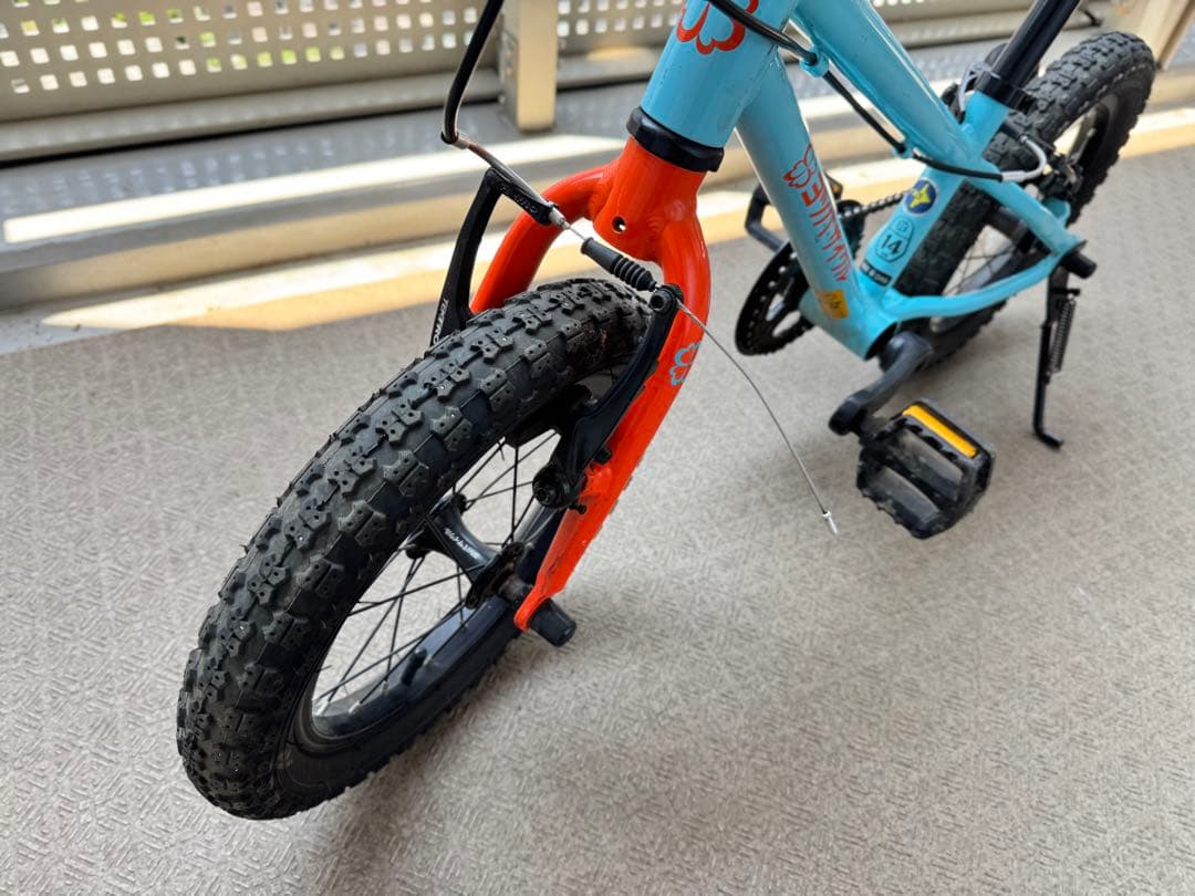 【引き取り限定 東京】ヨツバサイクル キッズバイク 14インチ