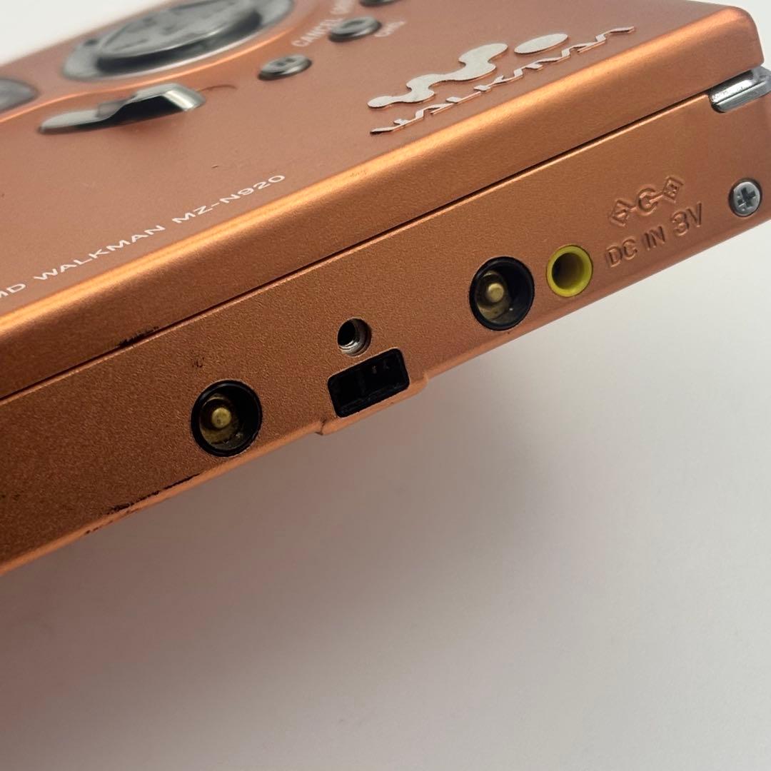 SONY MZ-N920 ソニー MDウォークマン レコーダー オレンジ