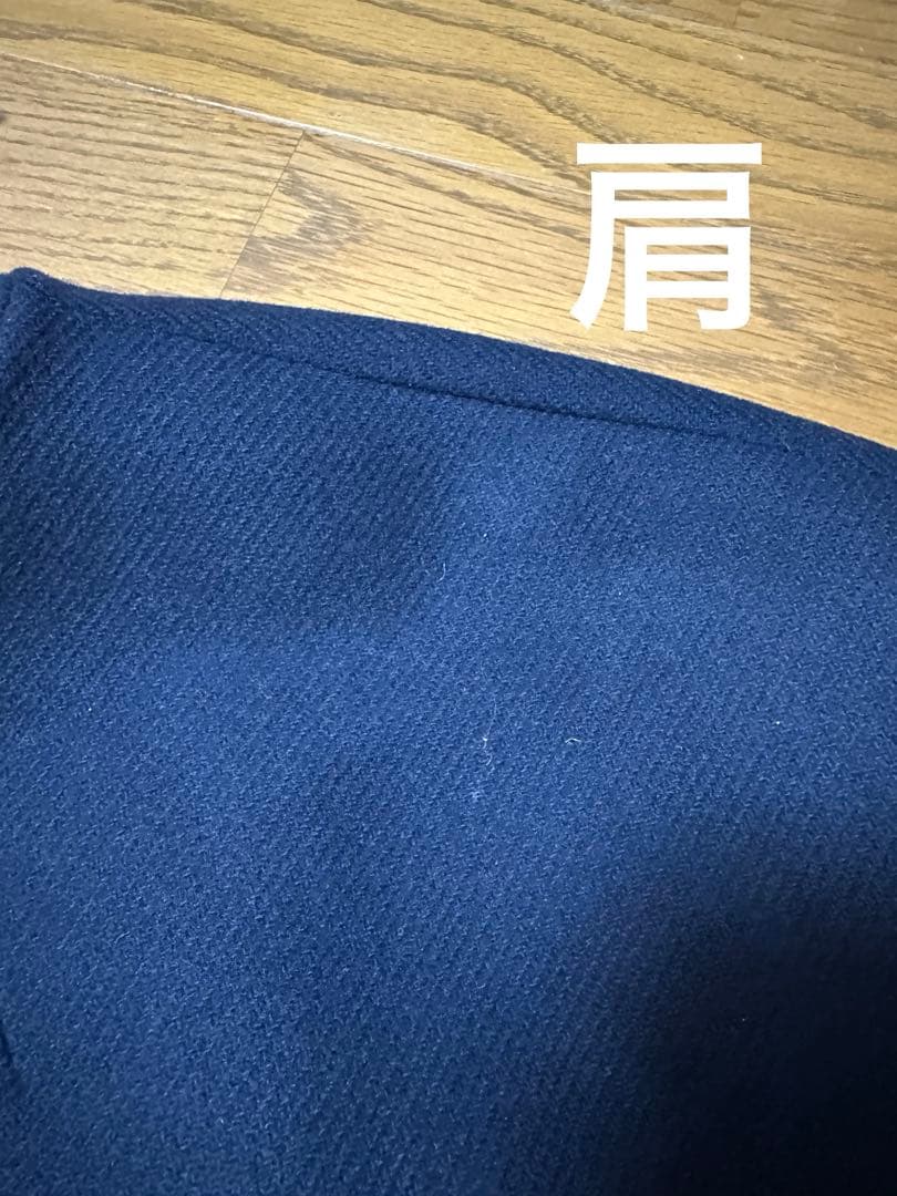 最終価格◇ROPE 2wayエコファー付け襟 メルトン Aライン ミドルコート