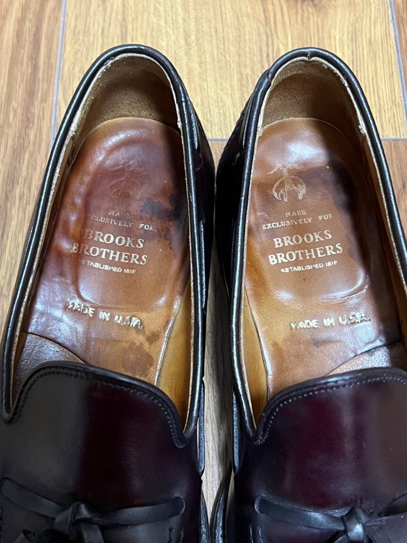 最安値　BROOKS BROTHERS Alden タッセルシューズ　ローファー
