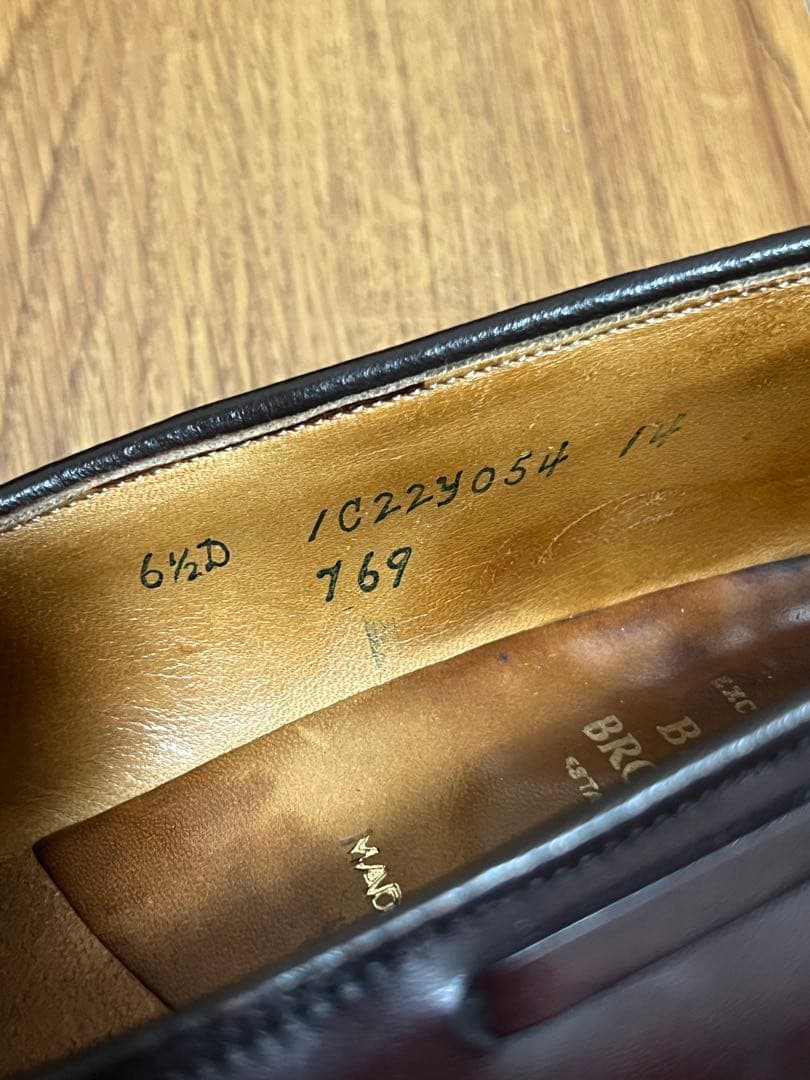 最安値　BROOKS BROTHERS Alden タッセルシューズ　ローファー