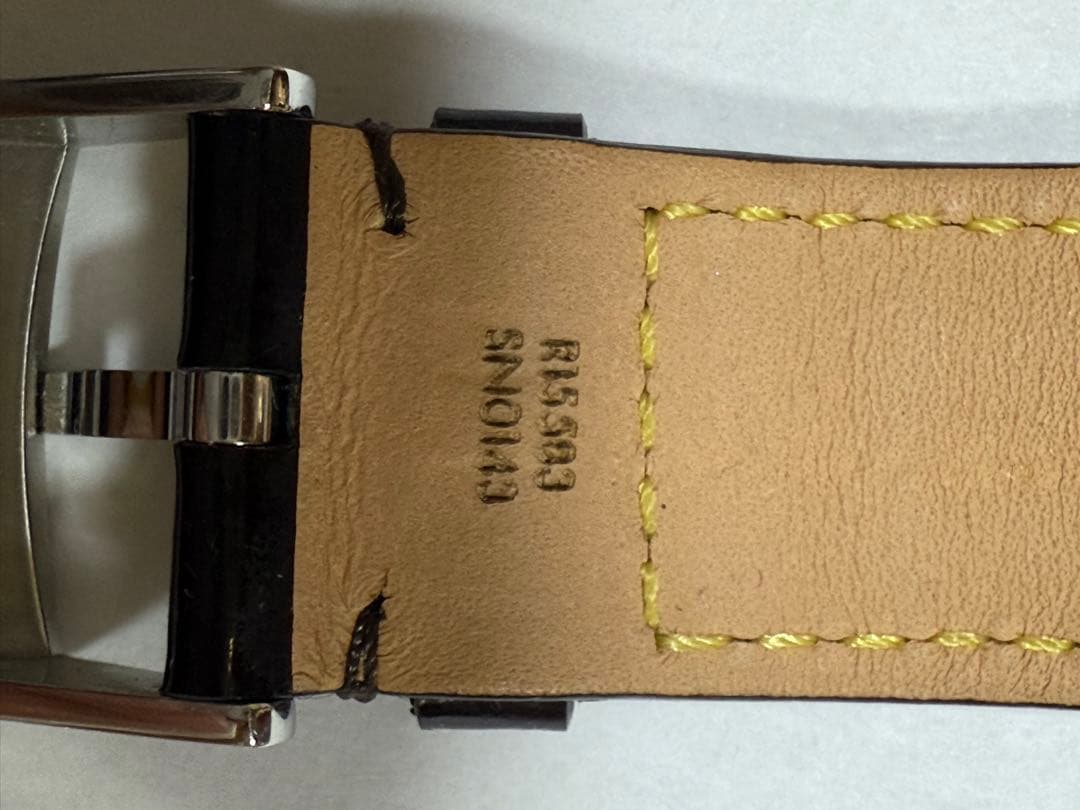 ルイヴィトン タンブール レザーベルト ヴェルニ