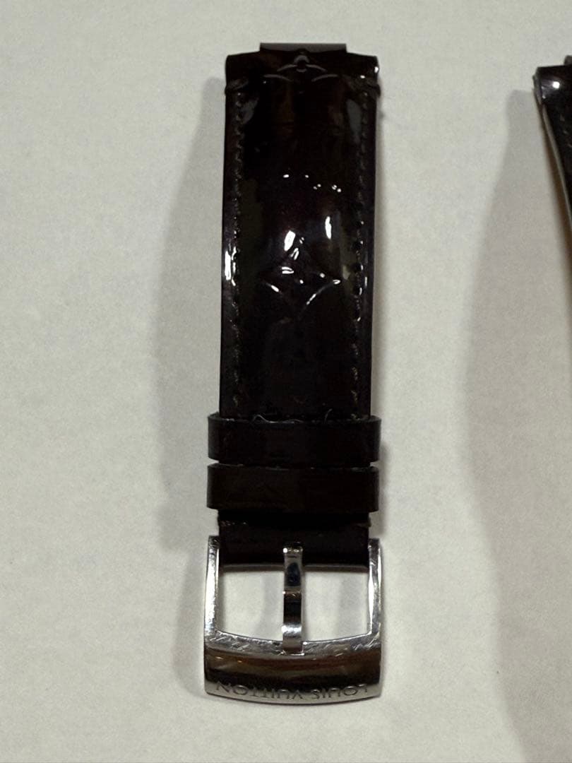 ルイヴィトン タンブール レザーベルト ヴェルニ