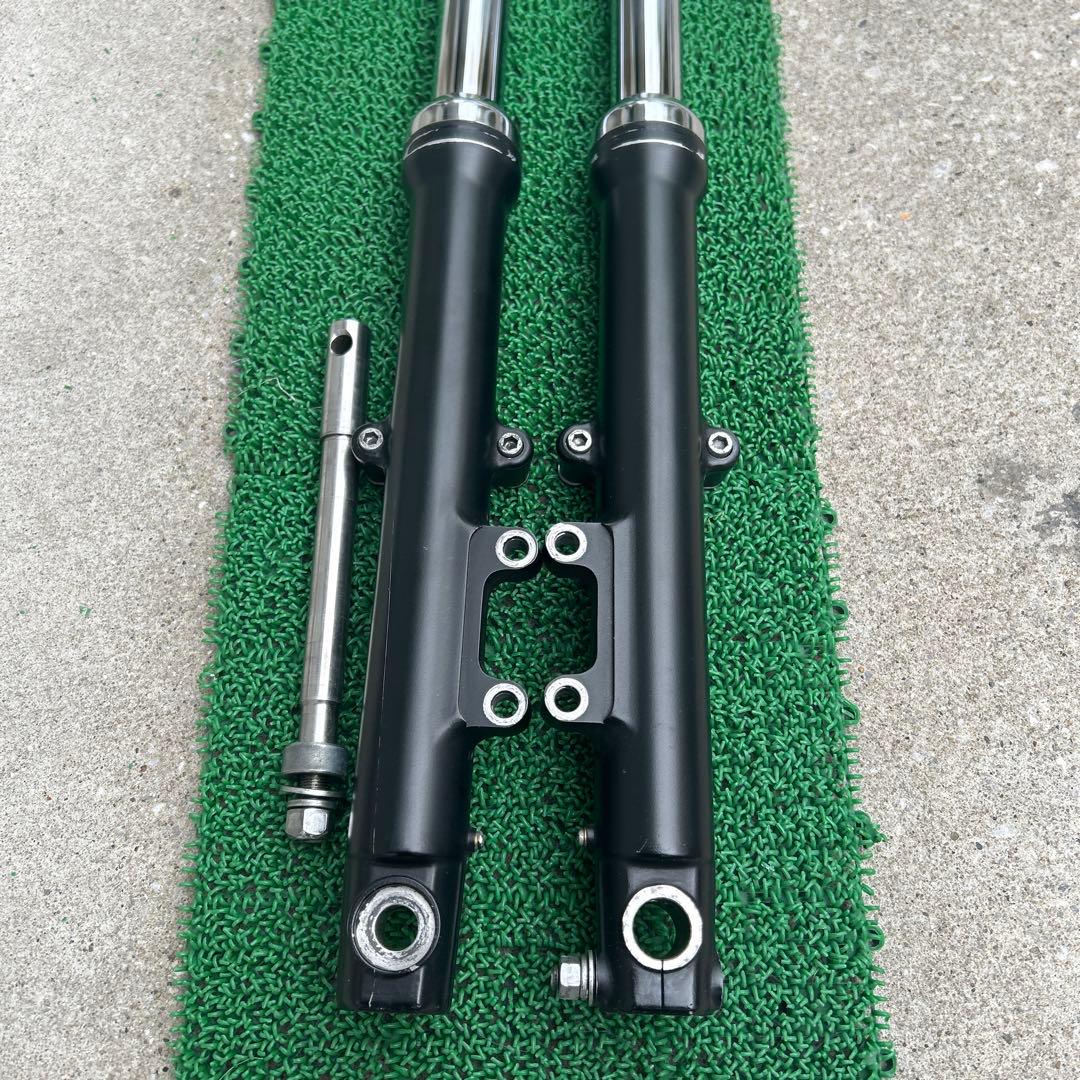 2002年式 ハーレーXL883 純正フロントフォーク ダブルディスク 39mm