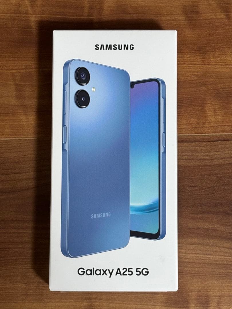 Samsung Galaxy A25 5G 本体 ブルー　スマホ　未使用