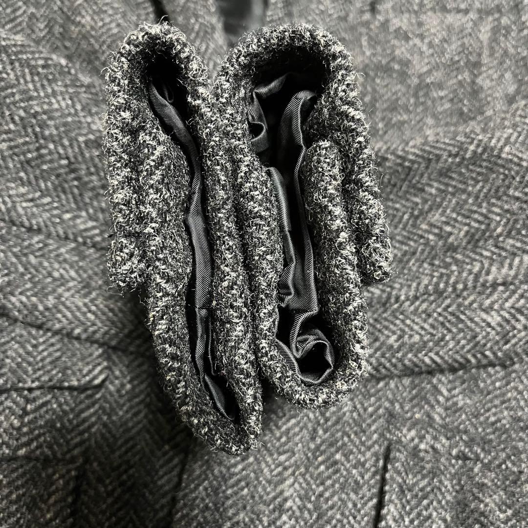 美品 ポロラルフローレンラグビー ロングウールコート グレー 150