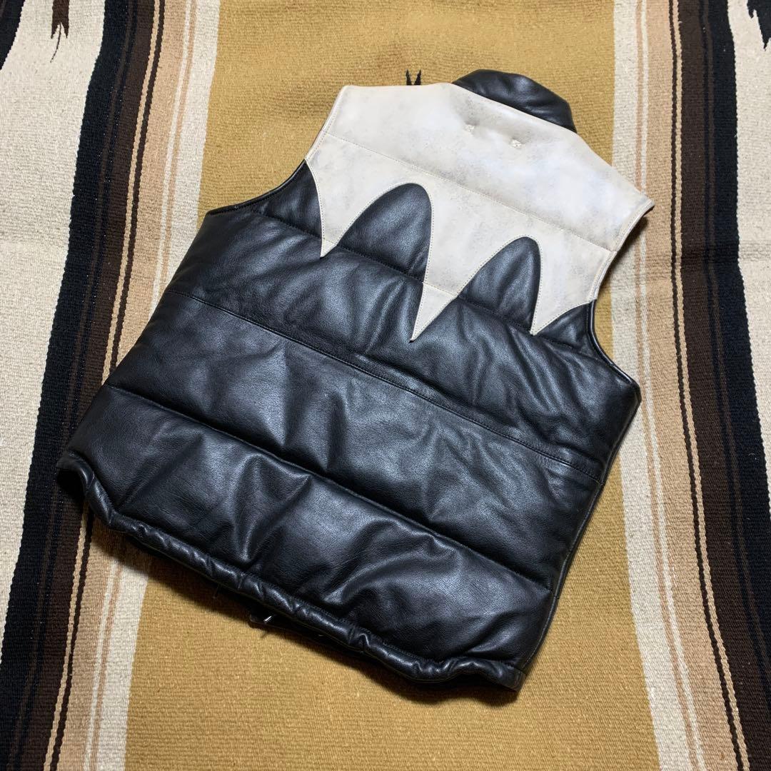 Vin&age レザーダウンベスト type:VLJ5 サイズ38