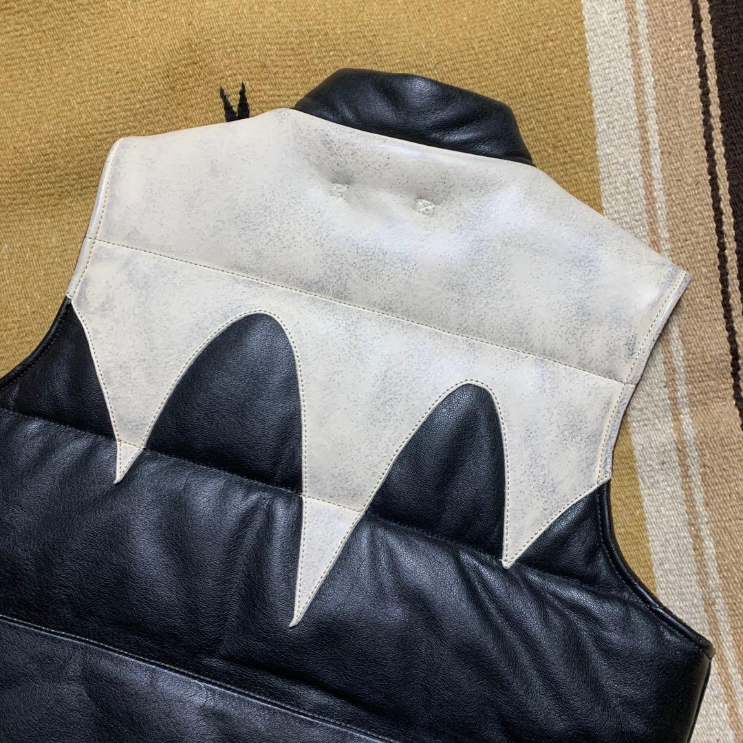 Vin&age レザーダウンベスト type:VLJ5 サイズ38