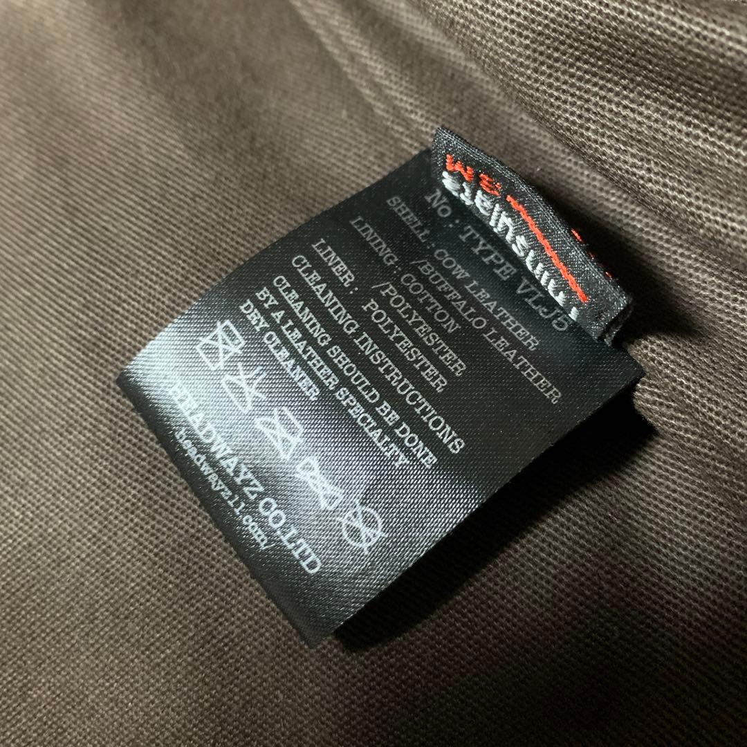 Vin&age レザーダウンベスト type:VLJ5 サイズ38