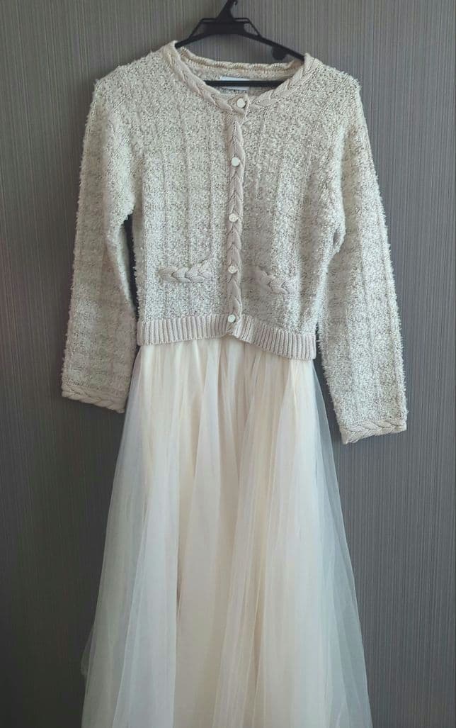 Noela【15周年】ツイードチュールドッキングワンピース ノエラ 完売品