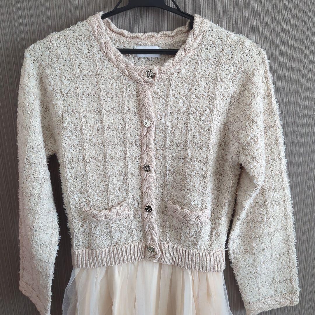 Noela【15周年】ツイードチュールドッキングワンピース ノエラ 完売品