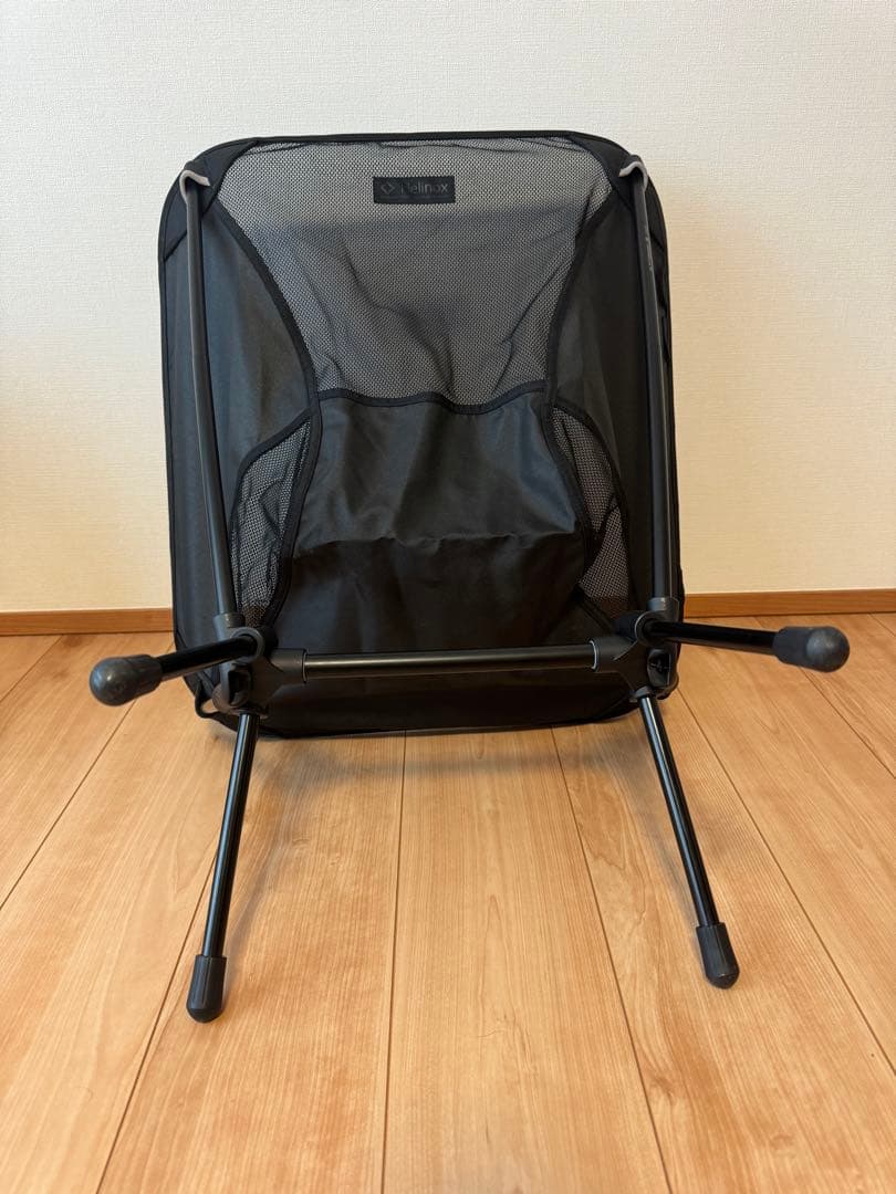 ブラック メッシュ アウトドアチェア