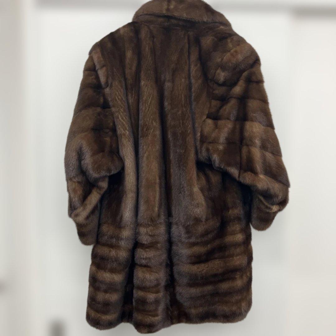 最高級　SAGA MINK サガミンク　ロングファーコート　Y