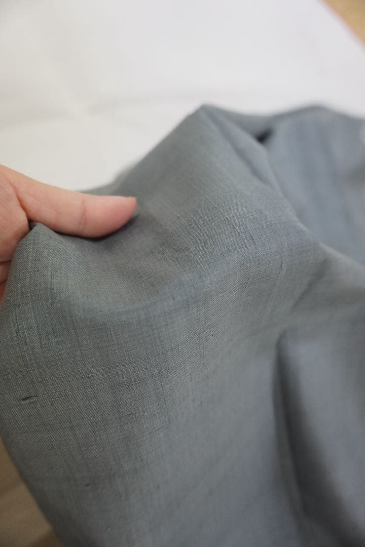 b*r様 オシドリ柄紬の付下げ（単衣仕立て）