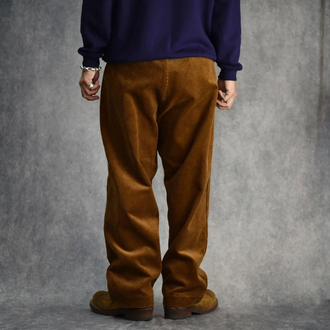 CALEE　COURDUROY TUCK WIDE SLACKS