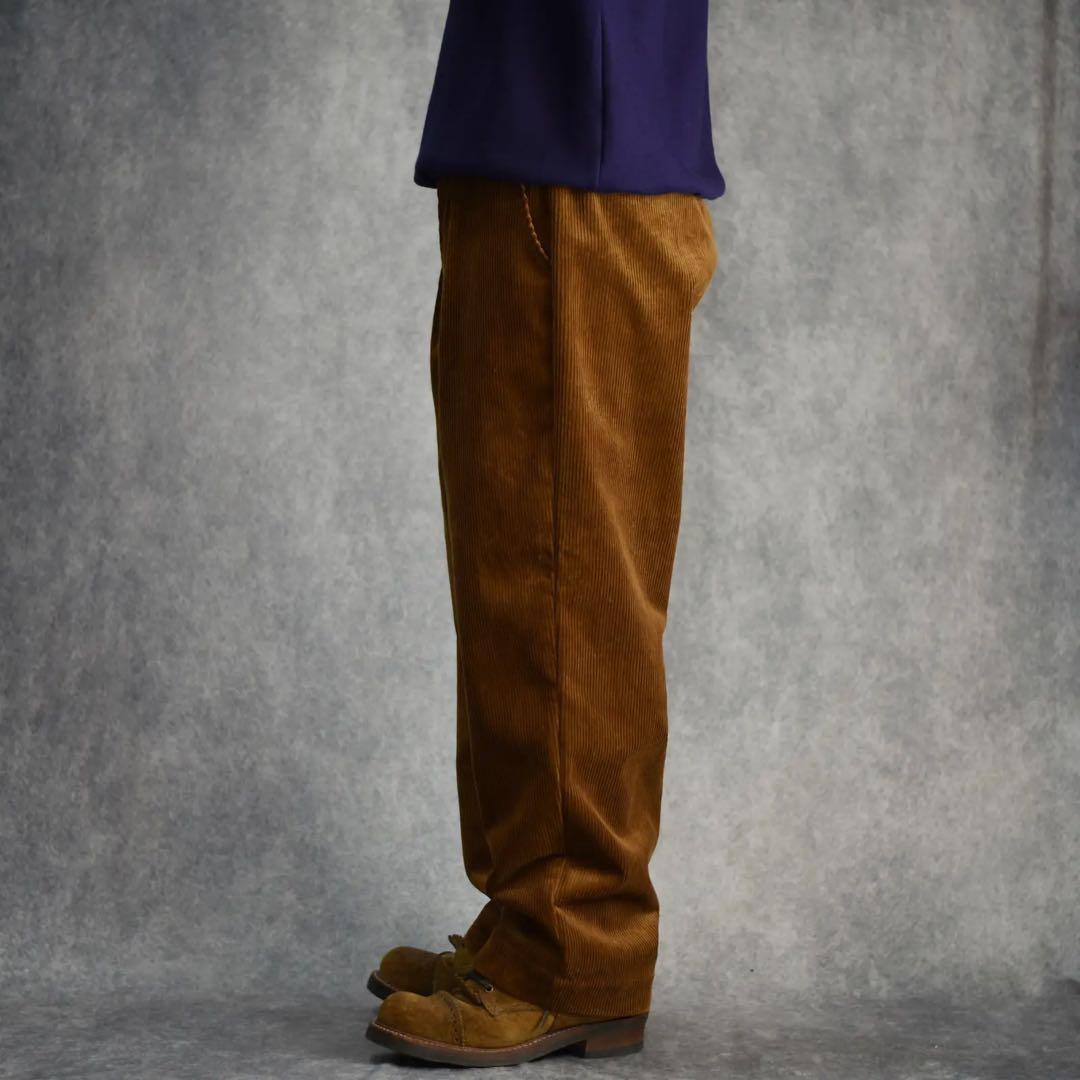 CALEE　COURDUROY TUCK WIDE SLACKS