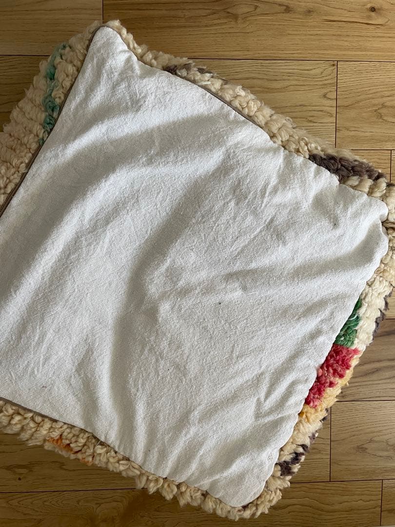 ★未使用 モロッコ プフ pouf アジラル　オットマン クッションラグ