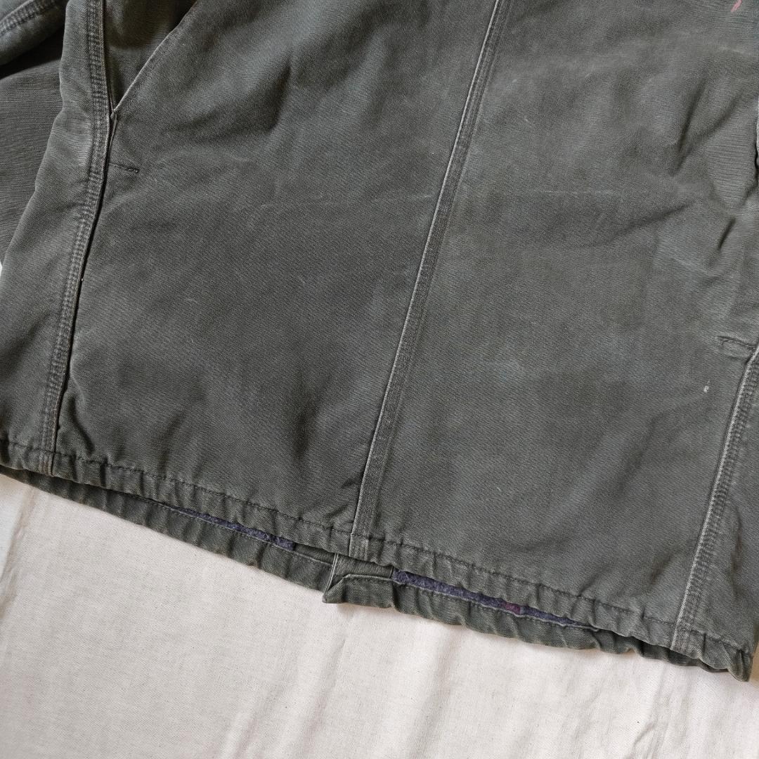 90s00s アメリカ製 カーハート チョアコート モス カーキ C02 MOS