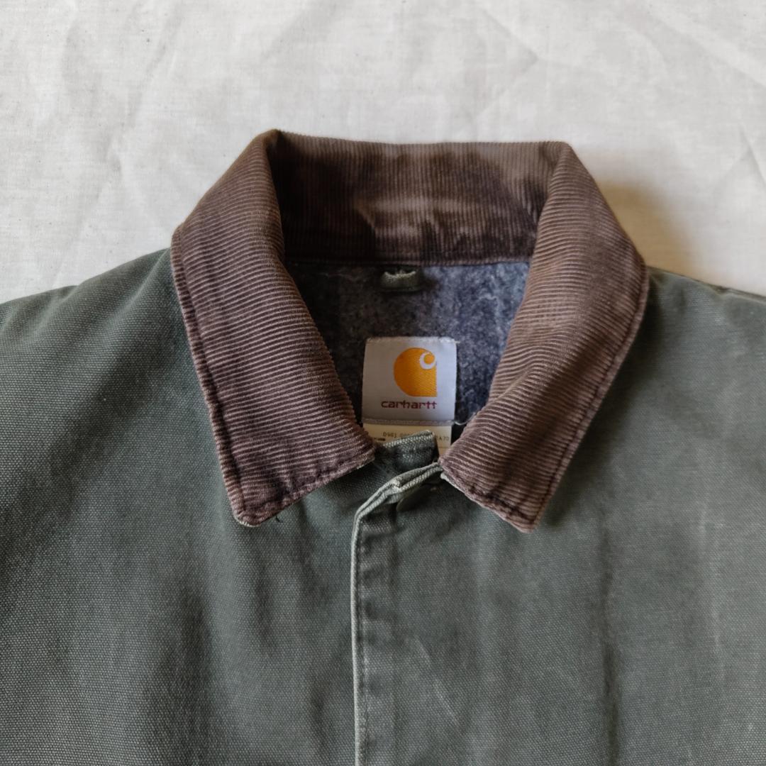 90s00s アメリカ製 カーハート チョアコート モス カーキ C02 MOS