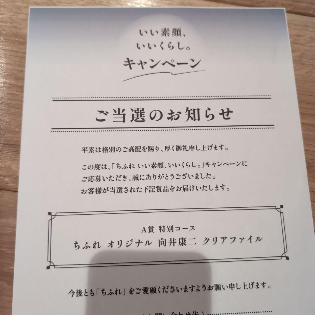 Man　向井 クリアファイル 非売品