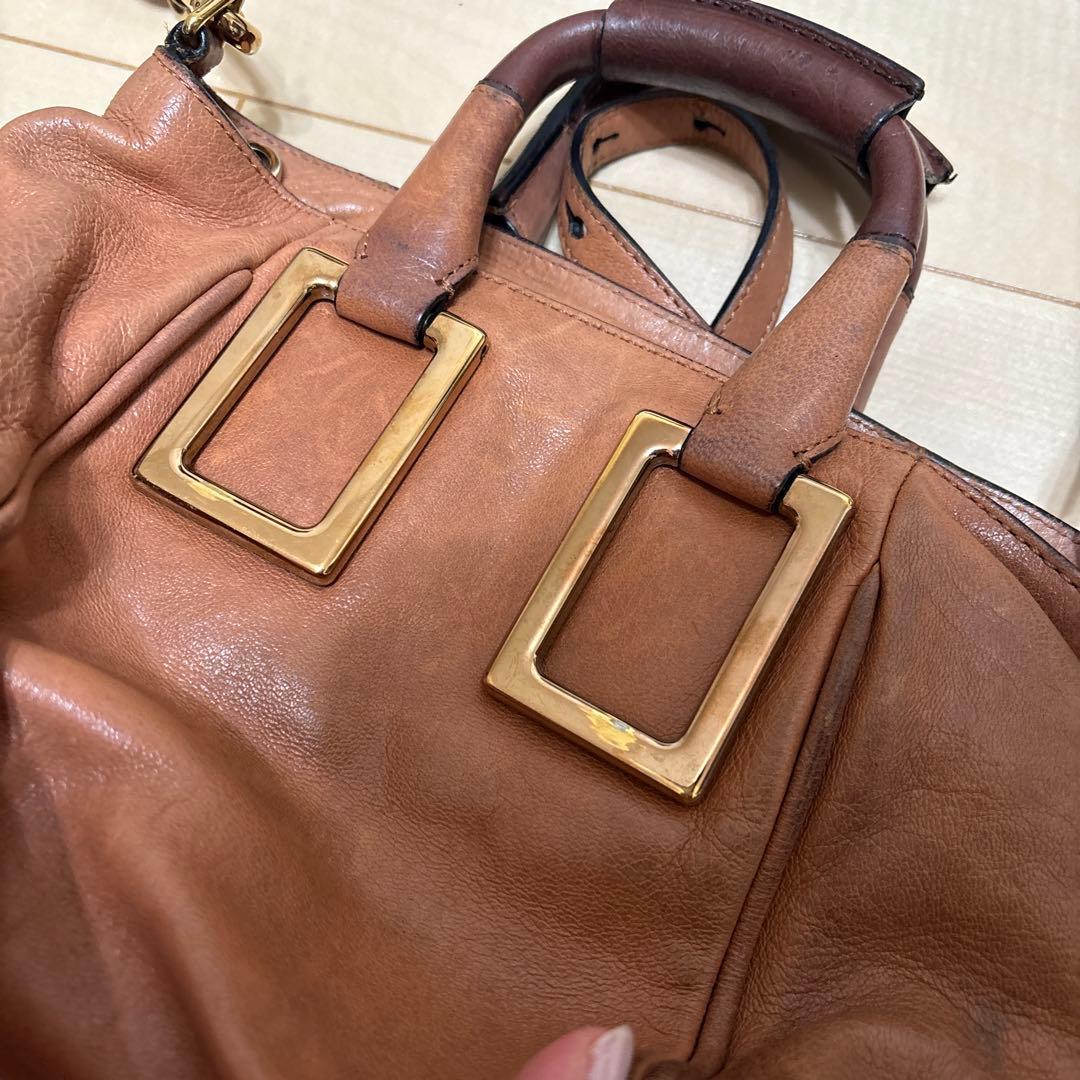 Chloé エテルブラウン ショルダーバッグ