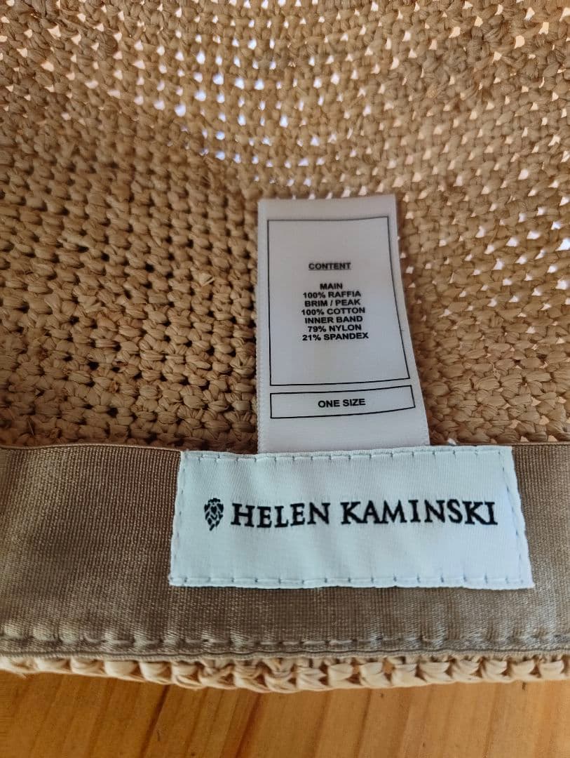 ☆美品☆ヘレンカミンスキー 帽子 Vivette キャップ　ラフィアキャップ