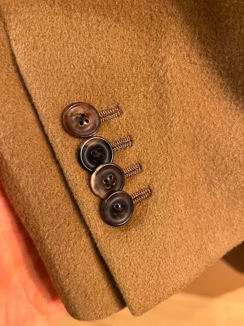 LARDINI CAMELチェスターコート