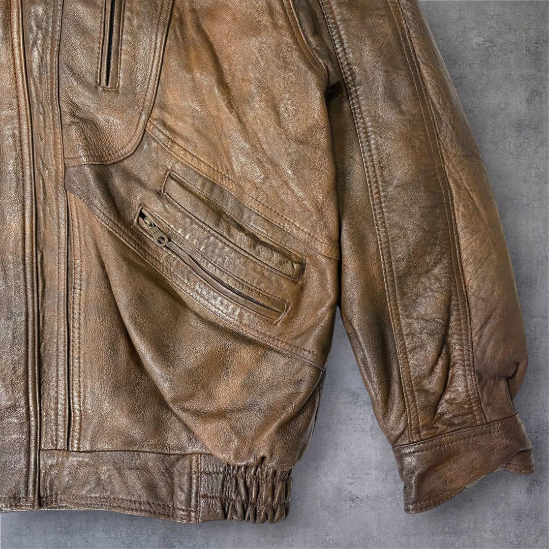 ジャケット・アウター 90s Wrangler A-2 vintage leather jacket