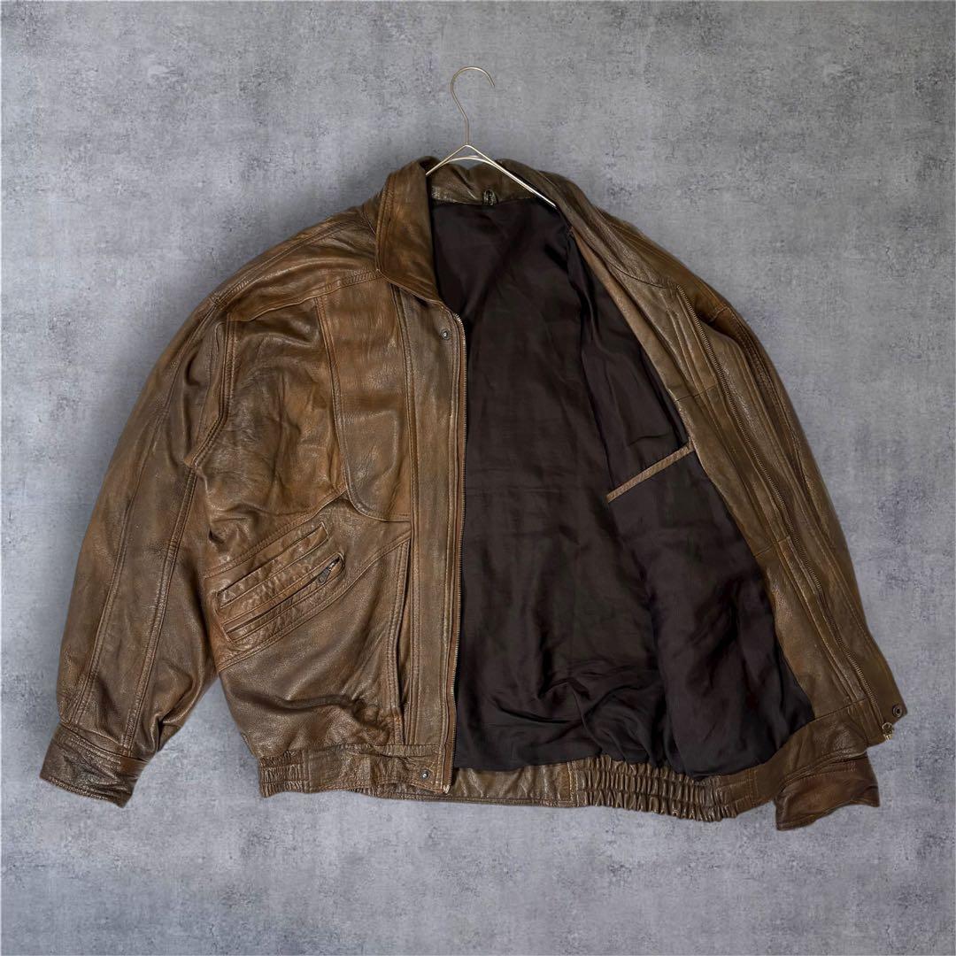 ジャケット・アウター 90s Wrangler A-2 vintage leather jacket